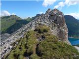 Lago di Fedaia - Col di Bousc